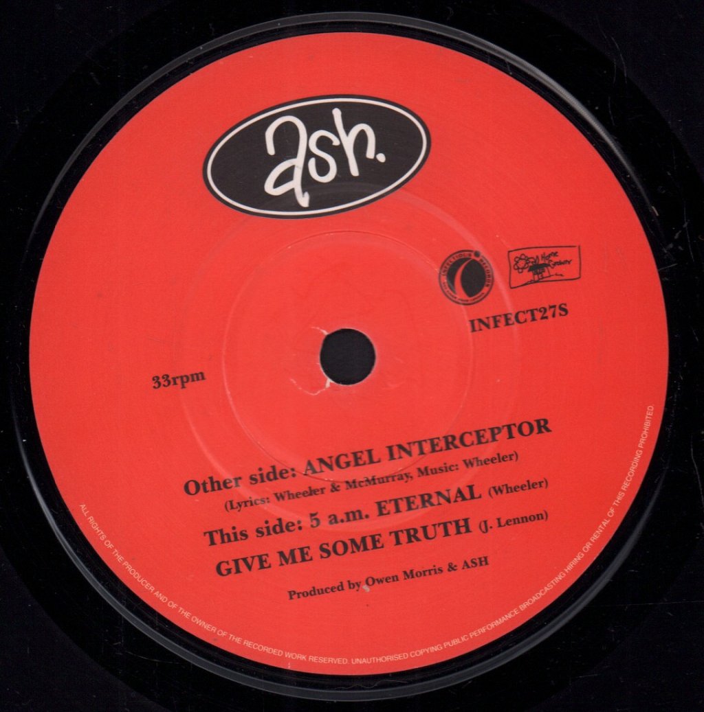 Ash (Irish Group) - Angel Interceptor - 7 Inch