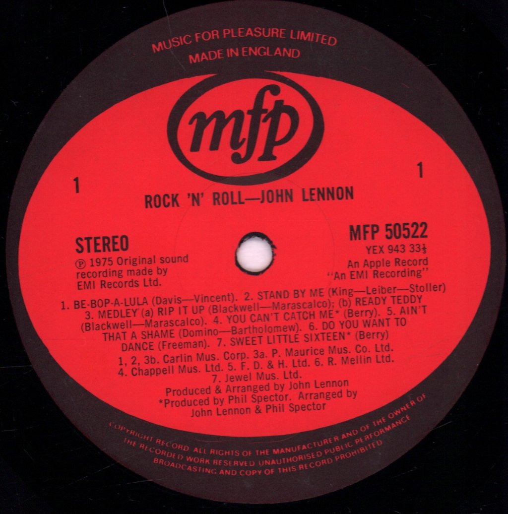 John Lennon - Rock N Roll - Lp