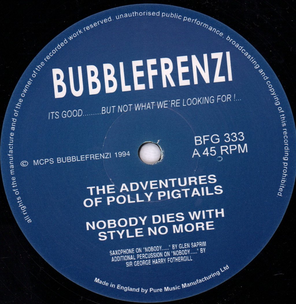 Bubblefrenzi - It's Good - 12 Inch