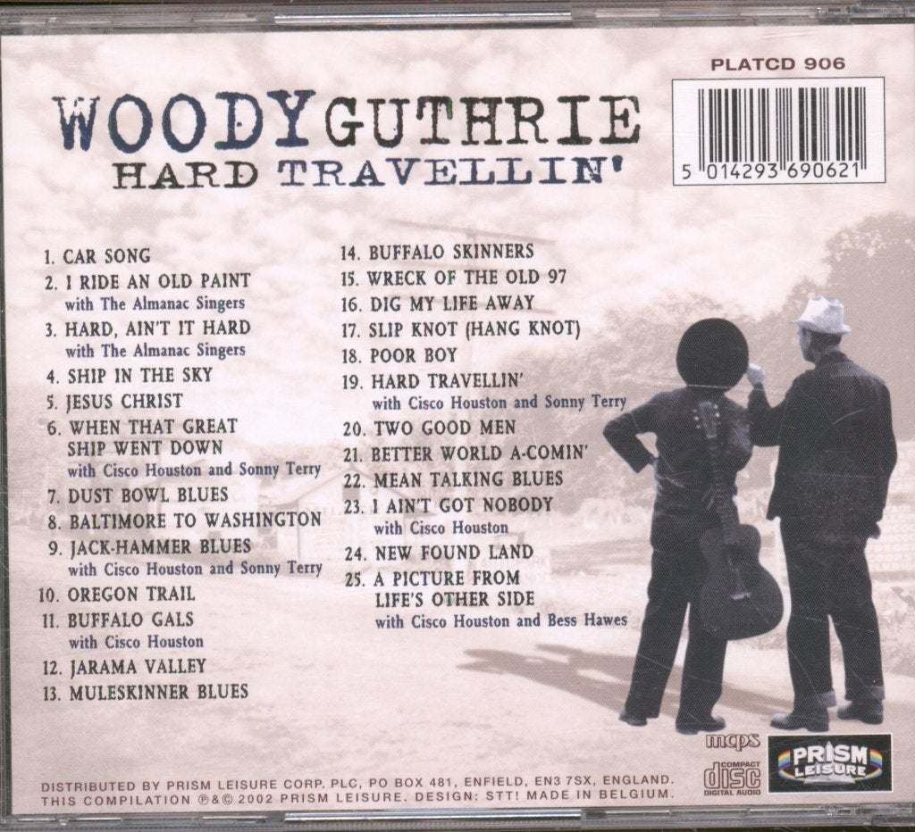 Woody Guthrie - Hard Travellin' - Cd