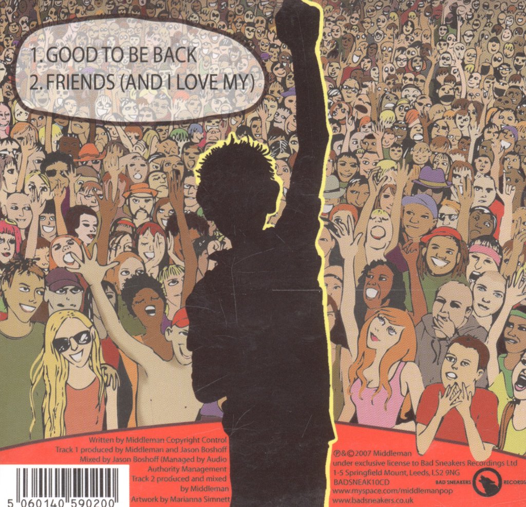 Middleman - Good To Be Back - Cd