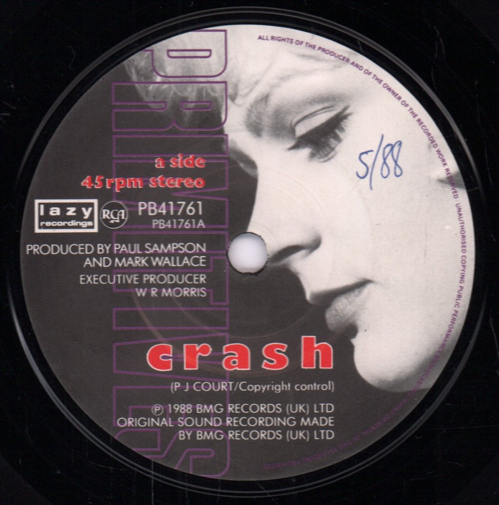 Primitives (Indie Band) - Crash - 7 Inch