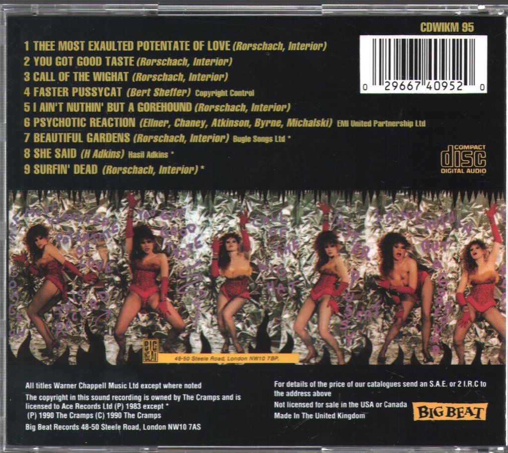 Cramps - Smell Of Female - Cd