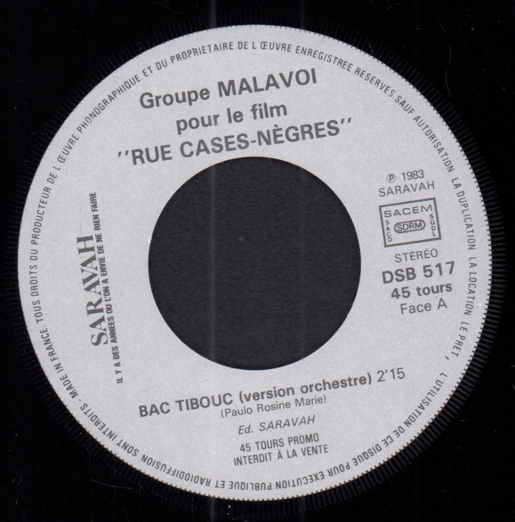 Malavoi - Bac Tibouc - 7 Inch