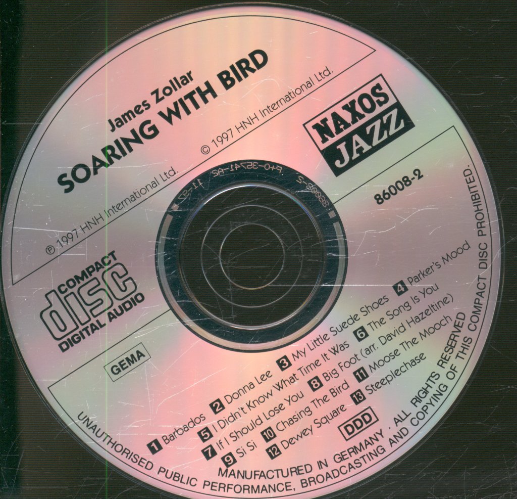 James Zollar - Soaring With Bird - Cd