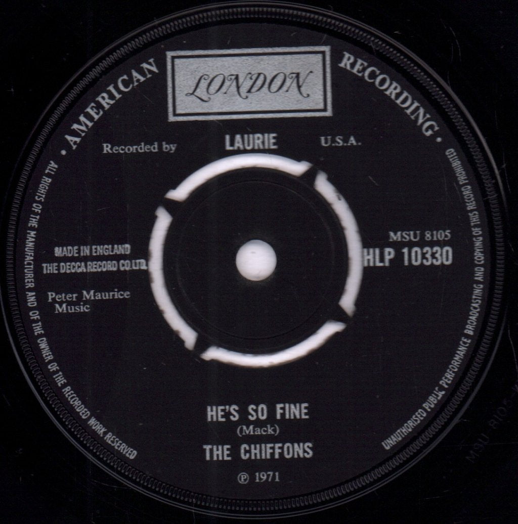 Chiffons - One Fine Day - 7 Inch