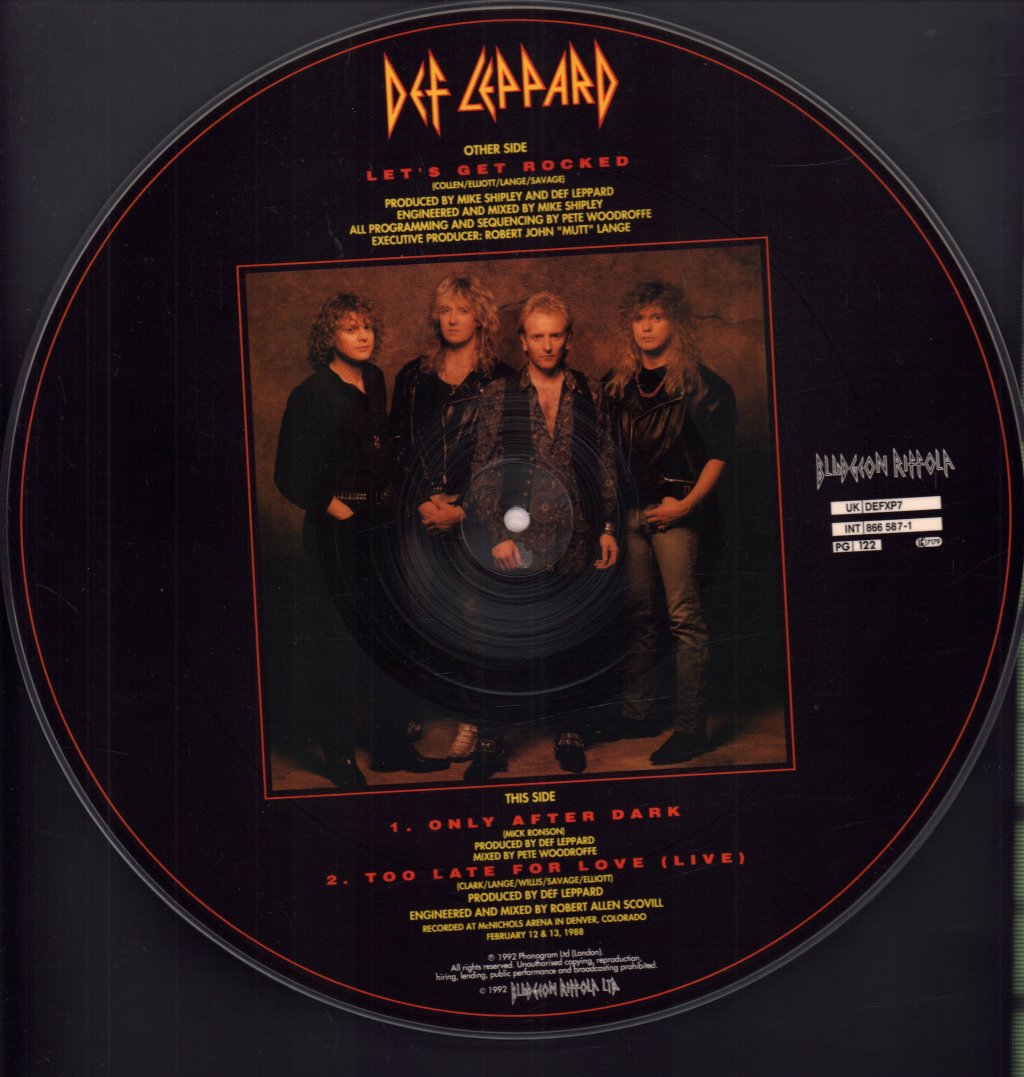 Def Leppard - Let's Get Rocked - 12 Inch