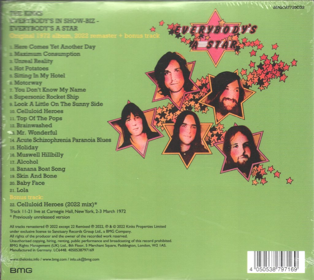 Kinks - Everybody's In Show-Biz (50th Anniversary) - Cd