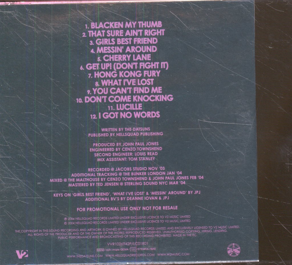 Datsuns - Outta Sight / Outta Mind - Cd