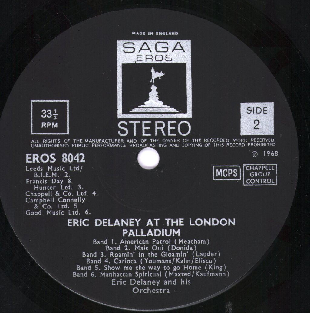 Eric Delaney - At The London Palladium - Lp