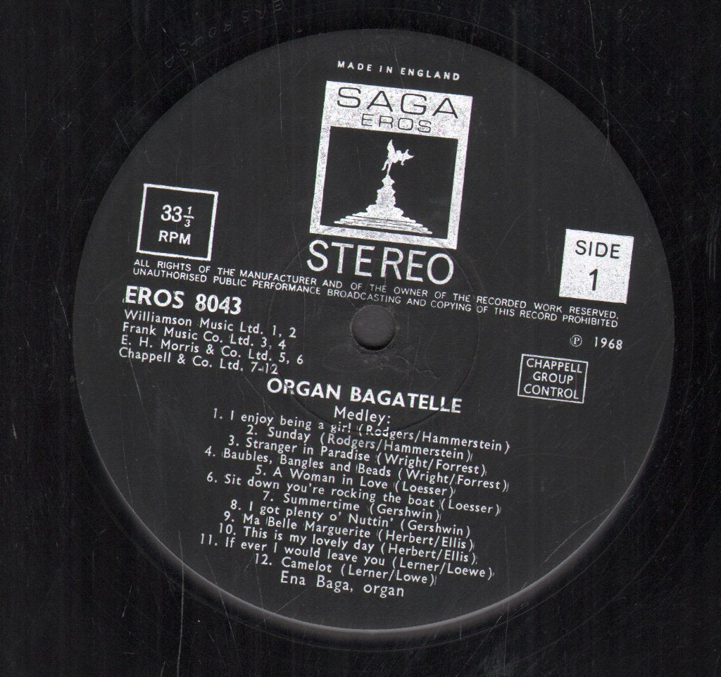 Ena Baga - Organ Bagatelle - Lp
