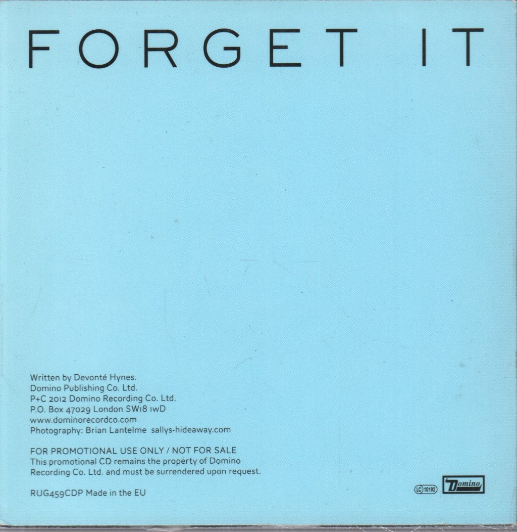 Blood Orange - Forget It - Cd