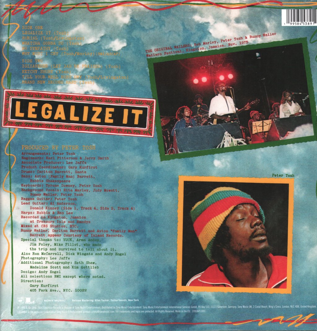 Peter Tosh - Legalize It (50th Anniversary) - Lp