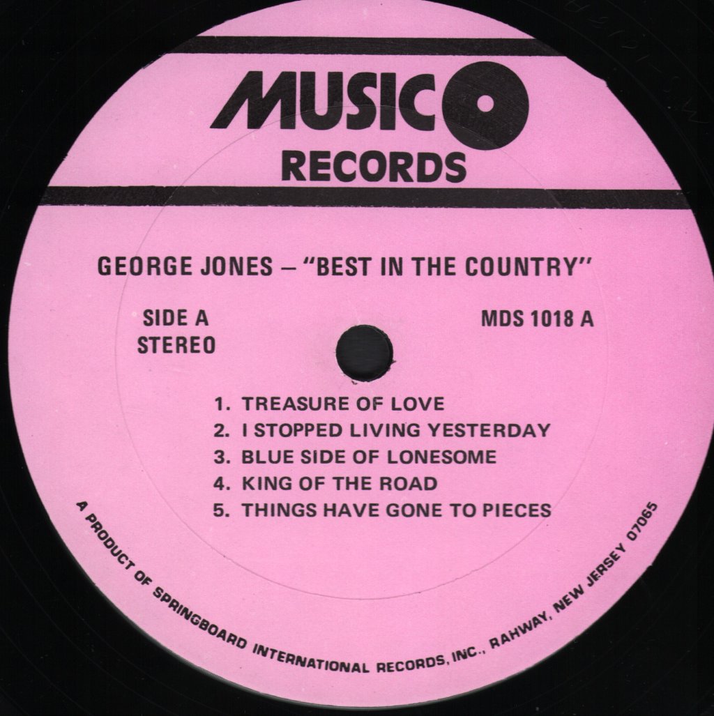 George Jones - Best In The Country - Lp