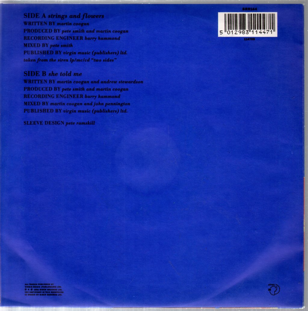 Mock Turtles - Strings And Flowers - 7 Inch