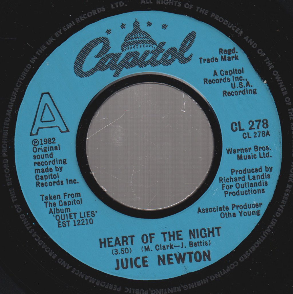 Juice Newton - Heart Of The Night - 7 Inch