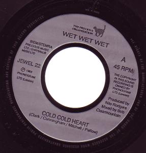 Wet Wet Wet - Cold Cold Heart - 7 Inch