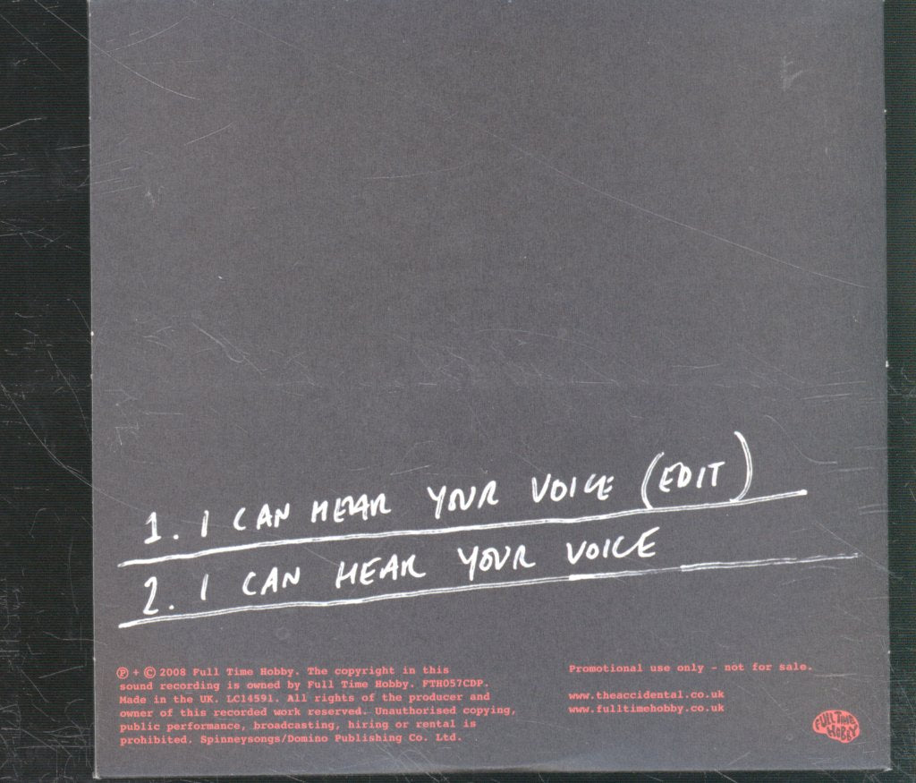 Accidental - I Can Hear Your Voice - Cd