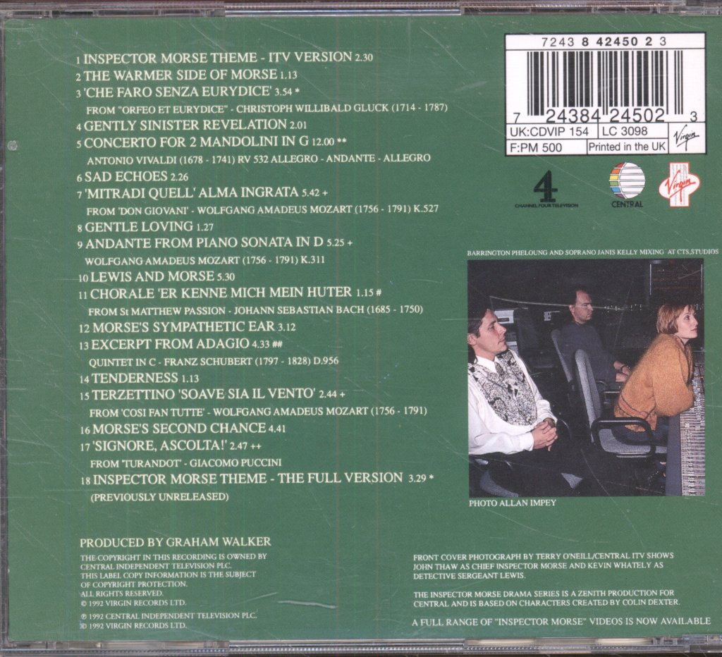 Barrington Pheloung - Inspector Morse Volume 2 - Cd