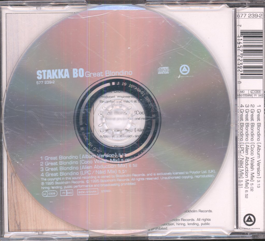 Stakka Bo - Great Blondino - Cd