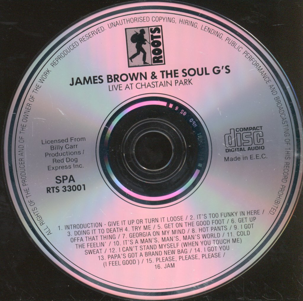 James Brown And The Soul G's - Live At Chastain Park - Cd