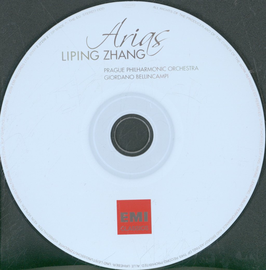 Liping Zhang - Arias - Cd