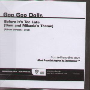 Goo Goo Dolls - Before It's Too Late - Cdr