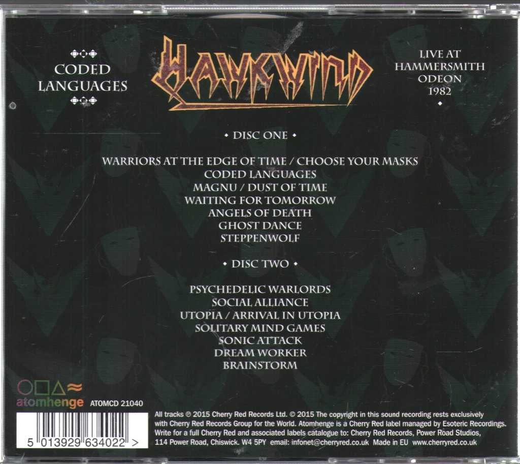 Hawkwind - Coded Languages - Double Cd
