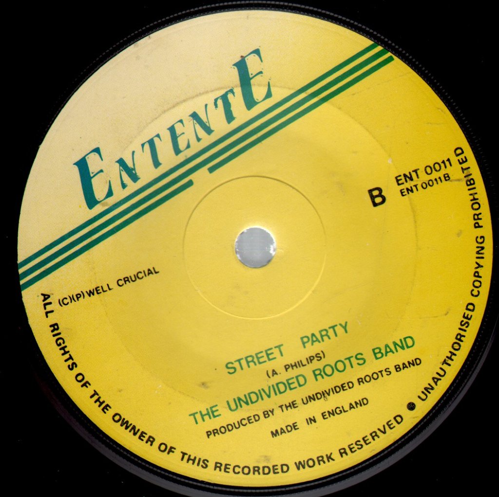 Undivided Roots Band - Party Nite - 7 Inch