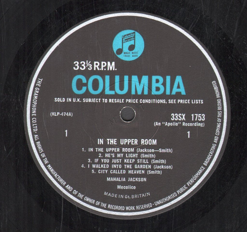 Mahalia Jackson - In The Upper Room - Lp