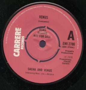 Sacha And Venus - Venus - 7 Inch