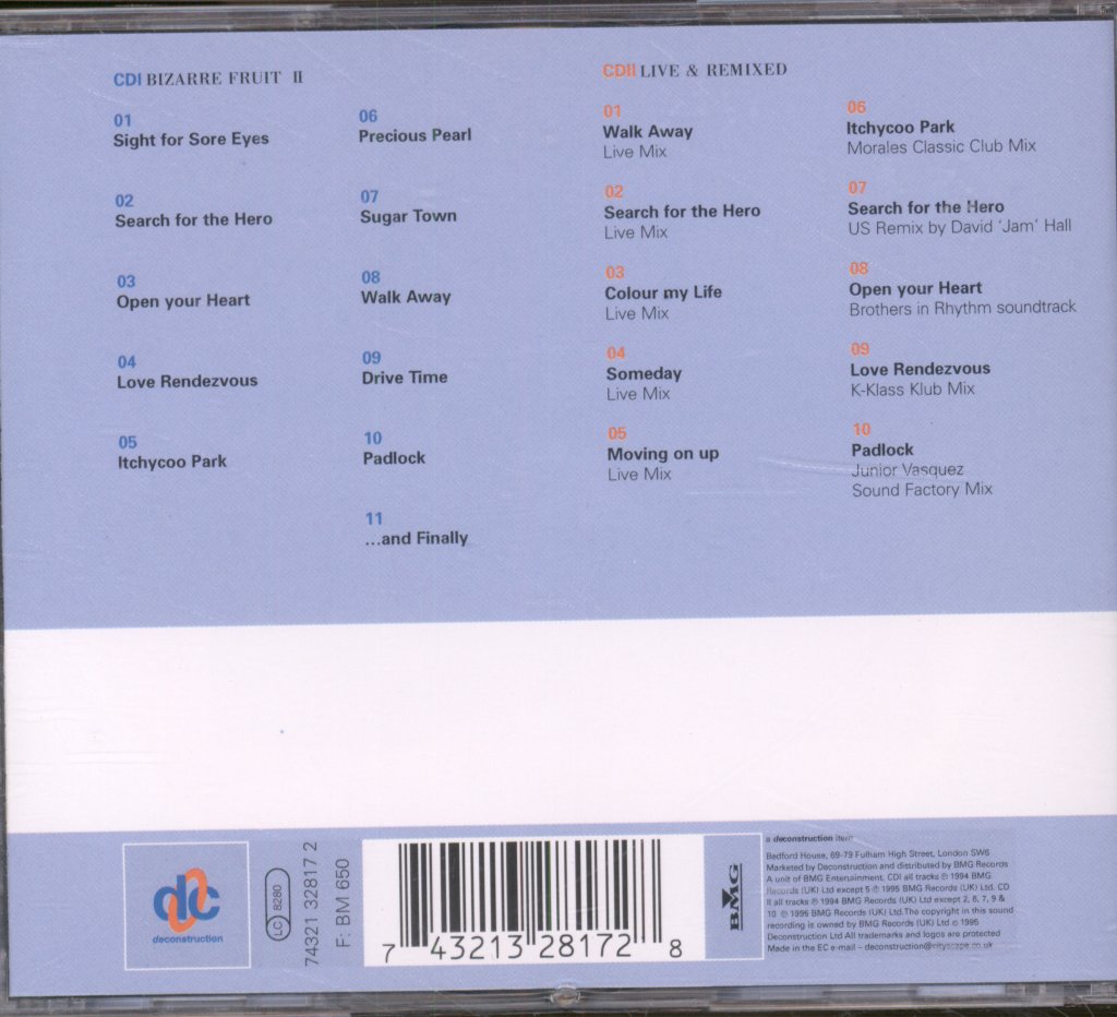 M People - Bizarre Fruit II - Double Cd