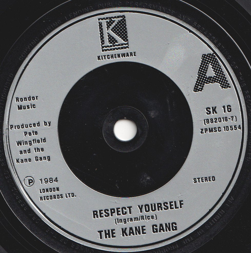 Kane Gang - Respect Yourself - 7 Inch