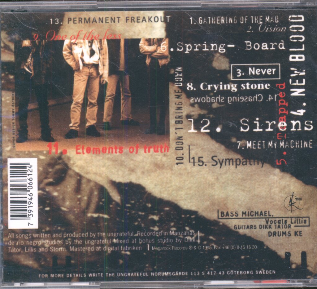 Ungrateful - New Blood - Cd
