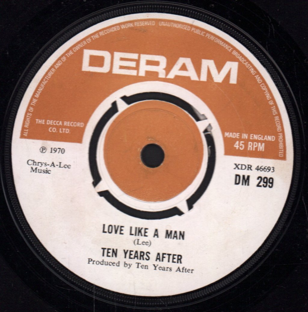 Ten Years After - Love Like A Man - 7 Inch