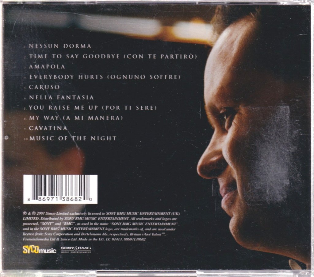 Paul Potts - One Chance - Cd