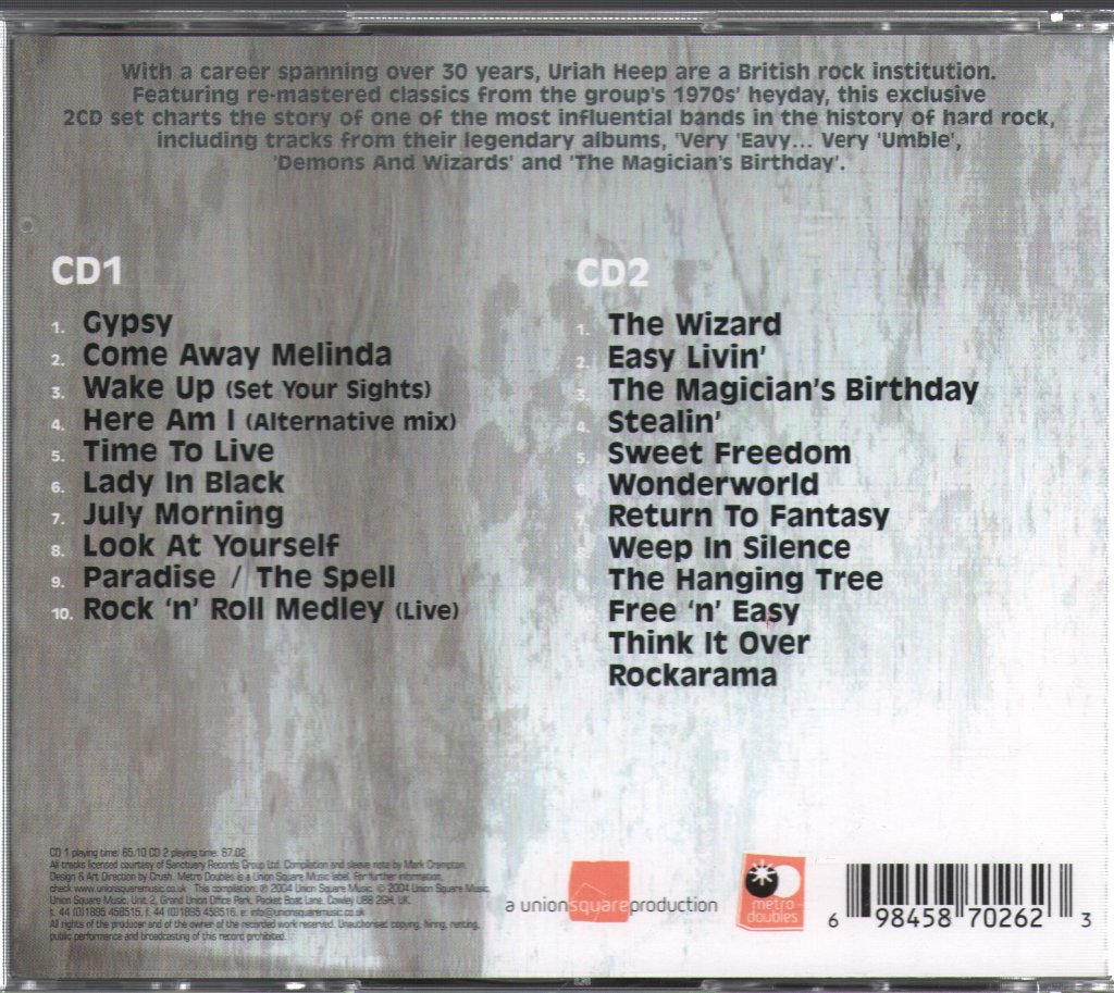 Uriah Heep - Revelations (The Uriah Heep Anthology) - Double Cd