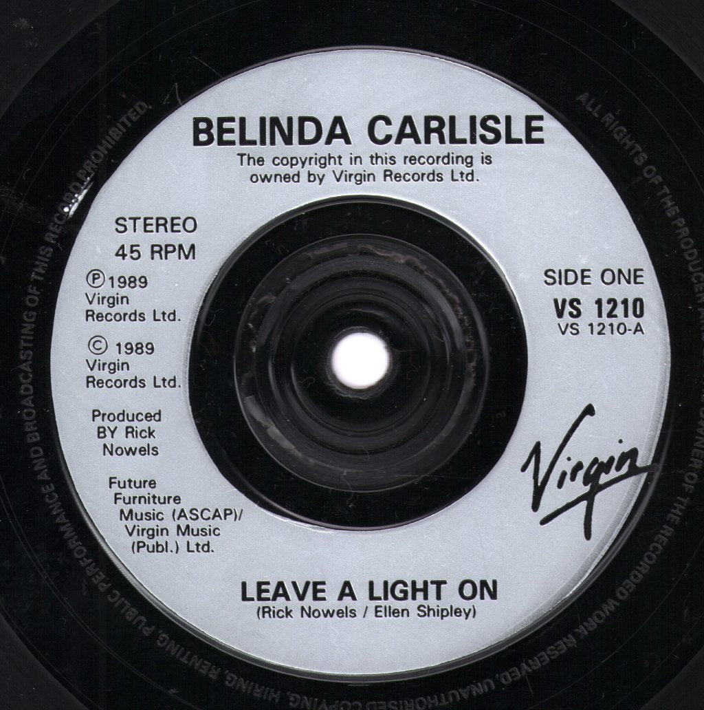 Belinda Carlisle - Leave A Light On - 7 Inch