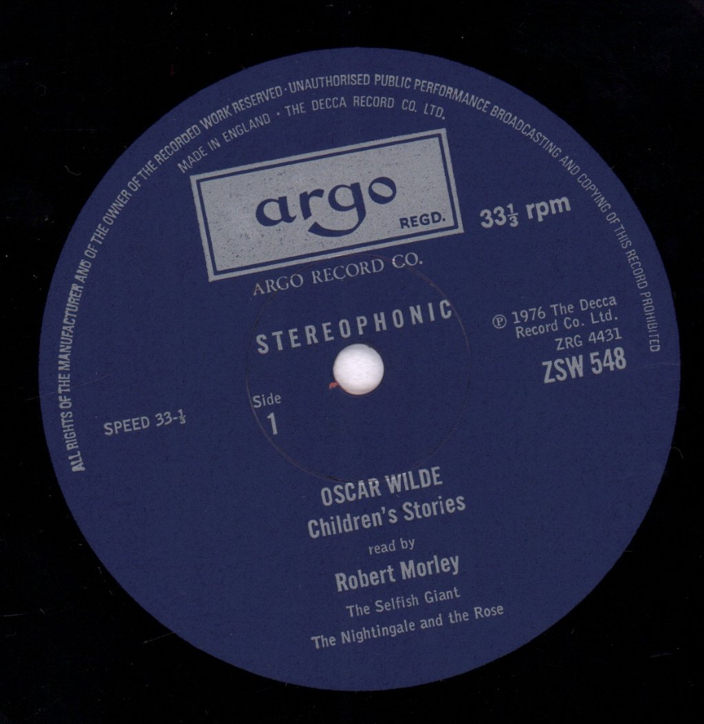 Robert Morley - Selfish Giant - Lp