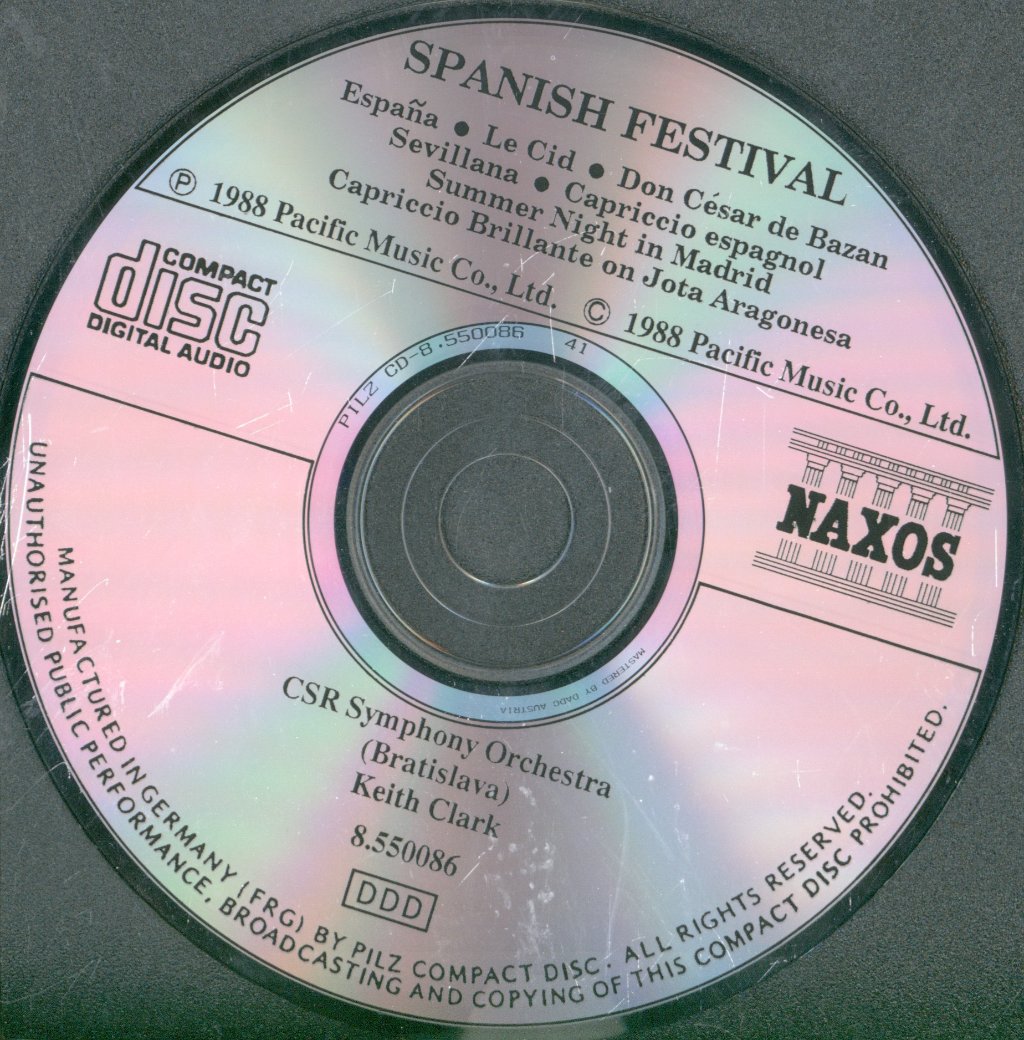 Csr Symphony Orchestra - Spanish Festival - Cd