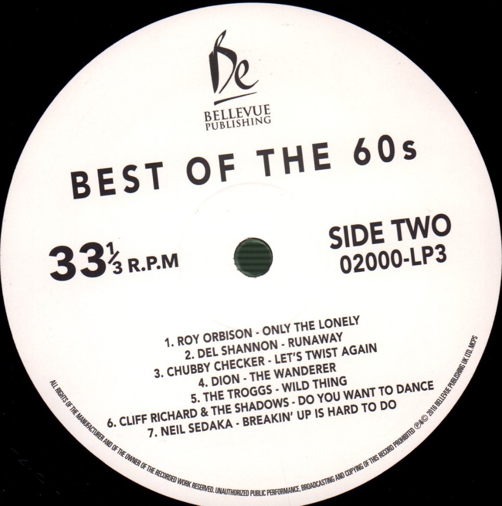Various Artists - Best Of The 60's - Lp
