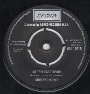 Chubby Checker - At The Discotheque - 7 Inch