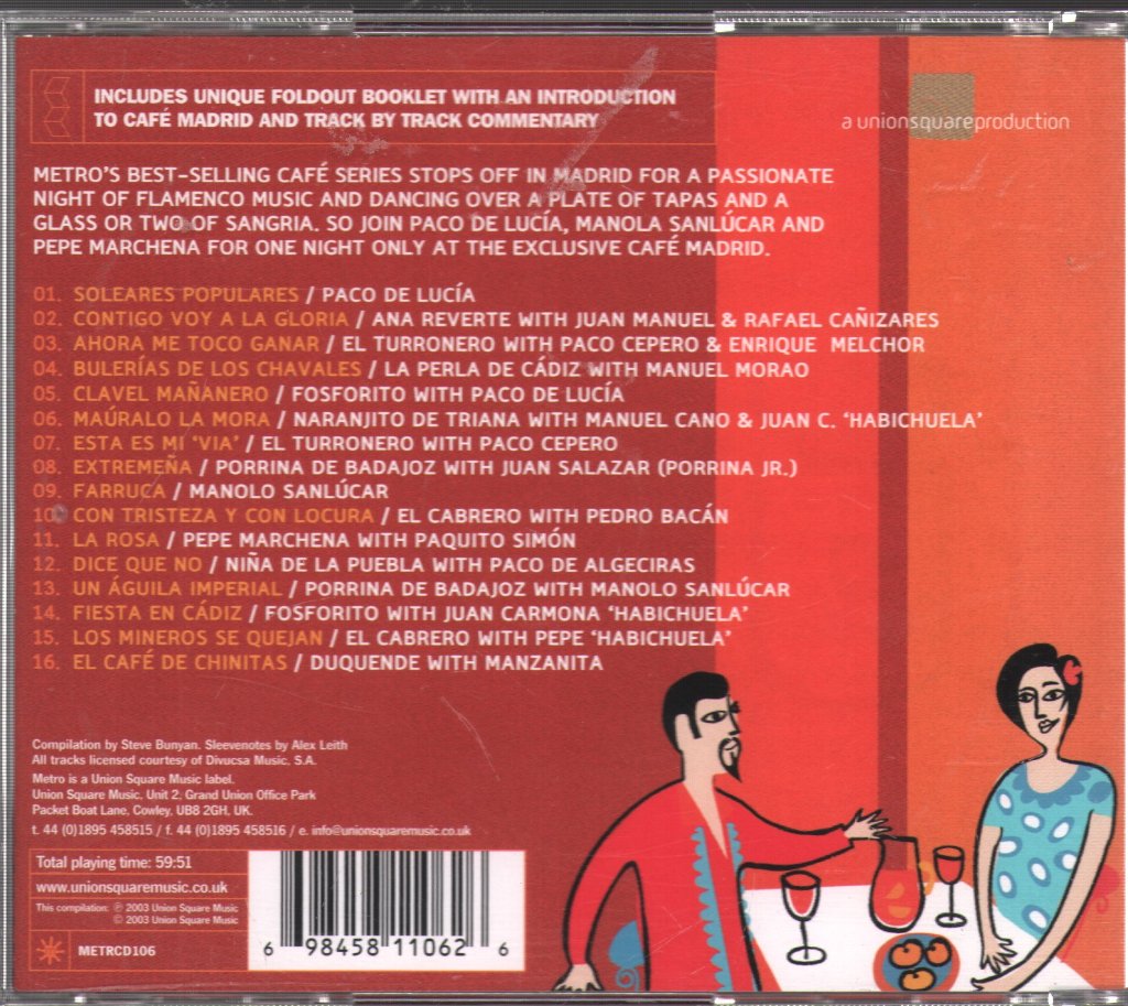 Various Artists - Café Madrid - Cd