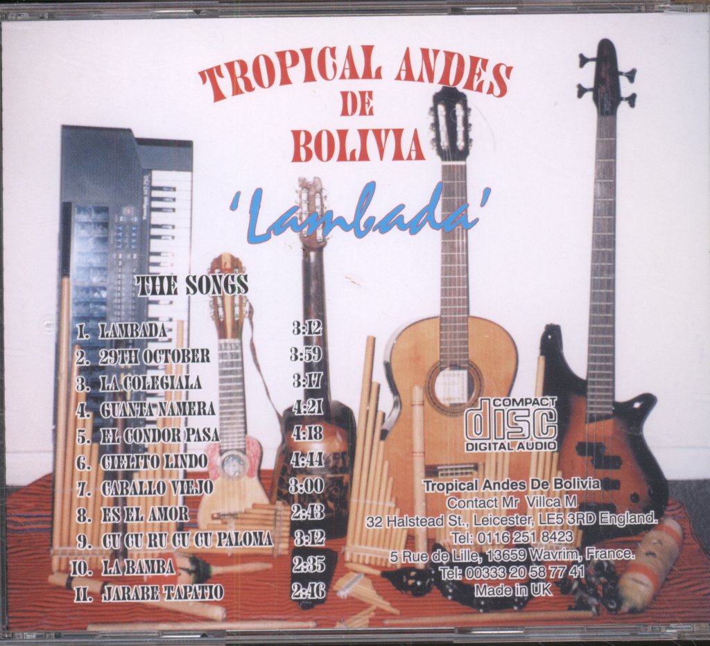 Tropical Andes De Bolivia - Lambada - Cd