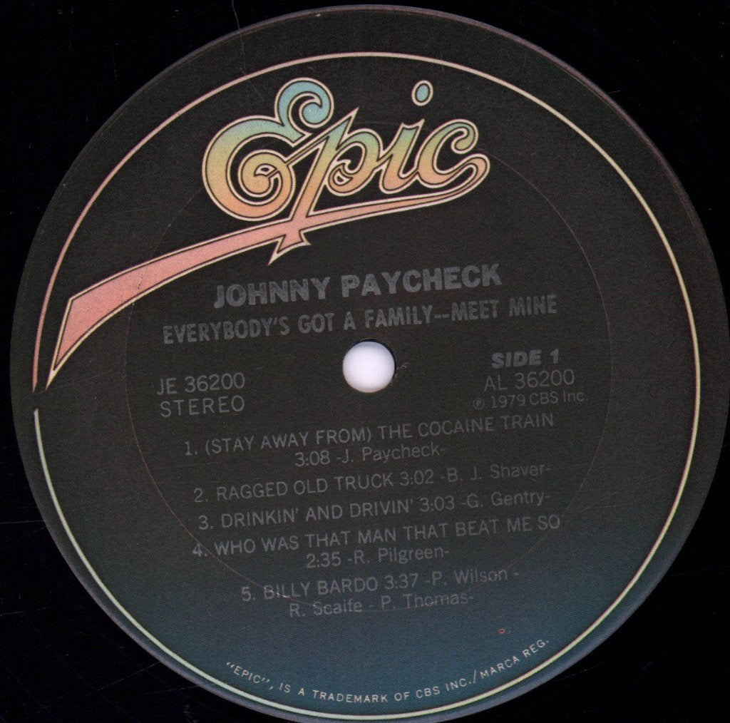 Johnny Paycheck - Everybody's Got A Family - Lp