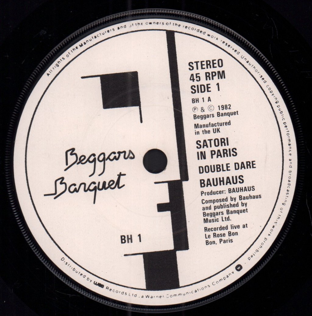 Bauhaus - Satori In Paris - 7 Inch