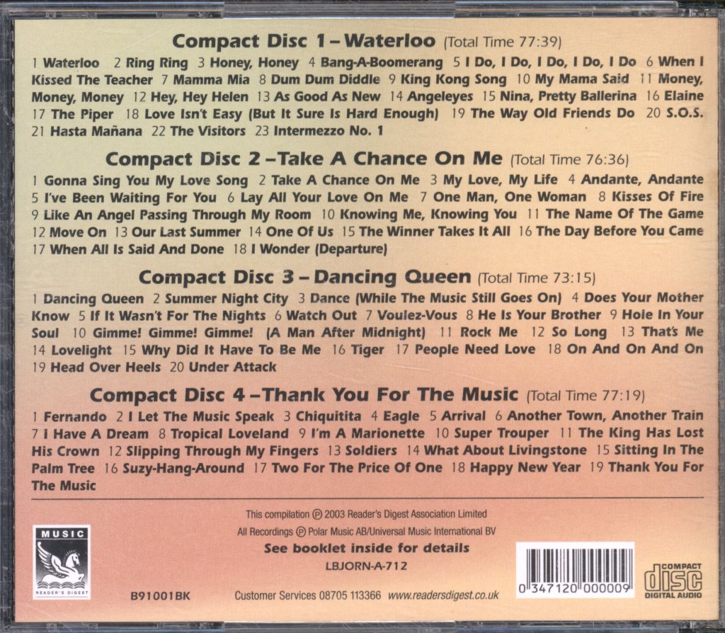 ABBA - Ultimate Collection - Cd Set