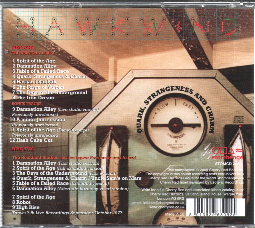 Hawkwind - Quark, Strangeness And Charm - Double Cd