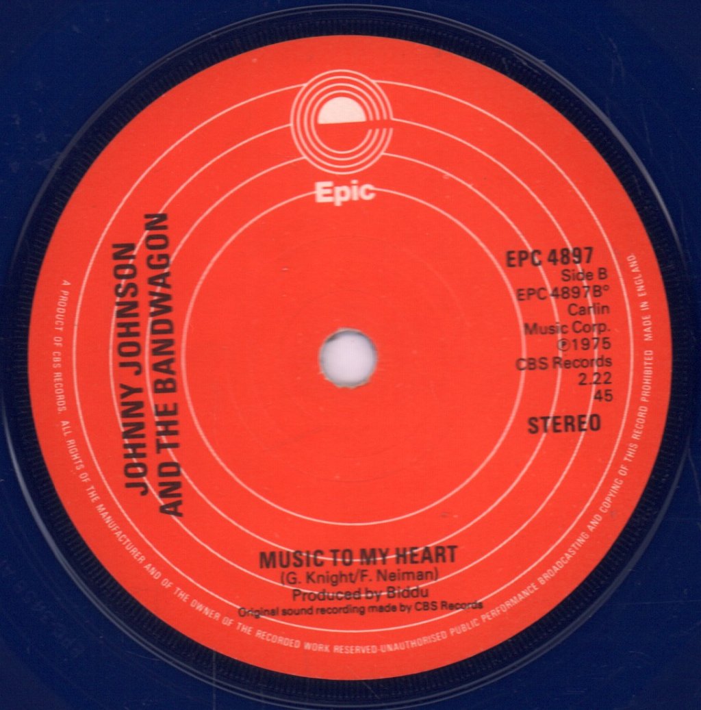 Johnny Johnson And The Bandwagon - Breakin' Down The Walls Of Heartache - 7 Inch