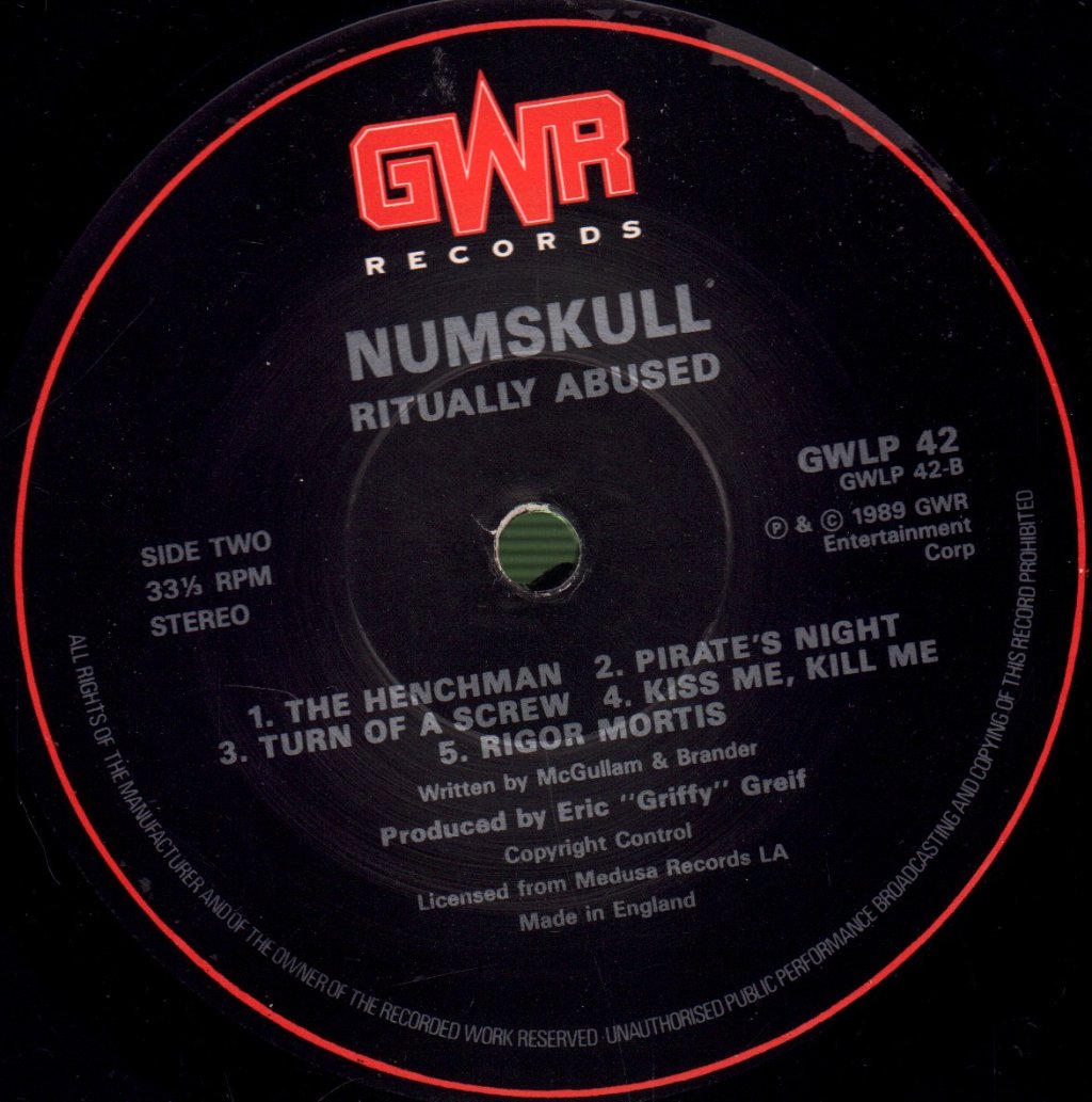 Num Skull - Ritually Abused - Lp